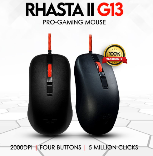 FANTECH RHASTA II G13 Gaming Mouse Black FANTECH RHASTA II G13 Gaming Mouse Black